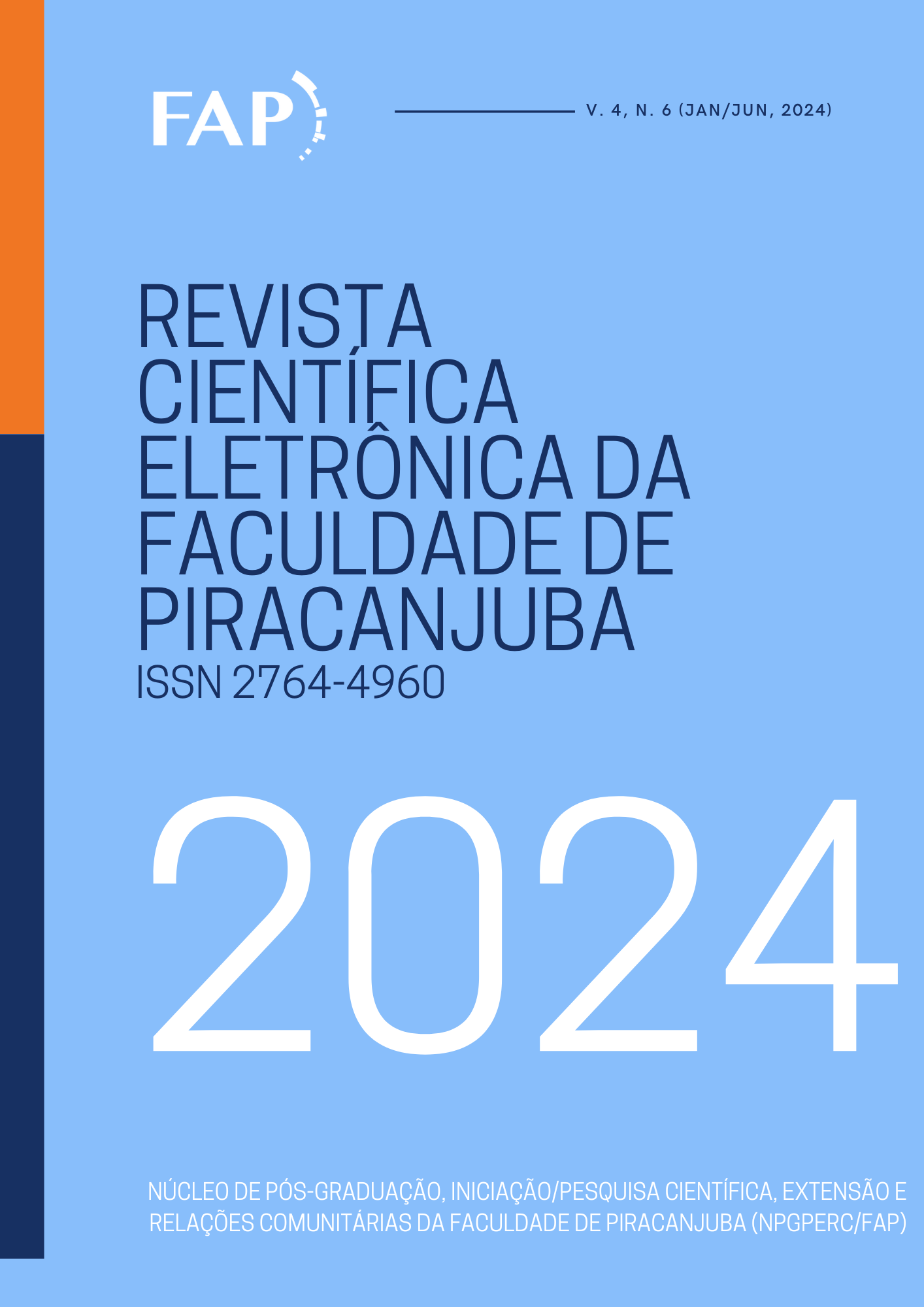 					Visualizar v. 4 n. 6 (2024): v. 4 n. 6 (2024): Dossiê: Biomedicina em Foco: um olhar acerca da Ciência da Saúde
				